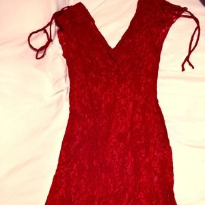 Red Lace Dress